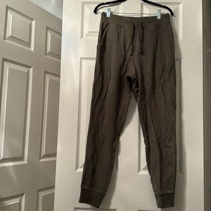 All Saints joggers, olive / dark khaki, size Medium